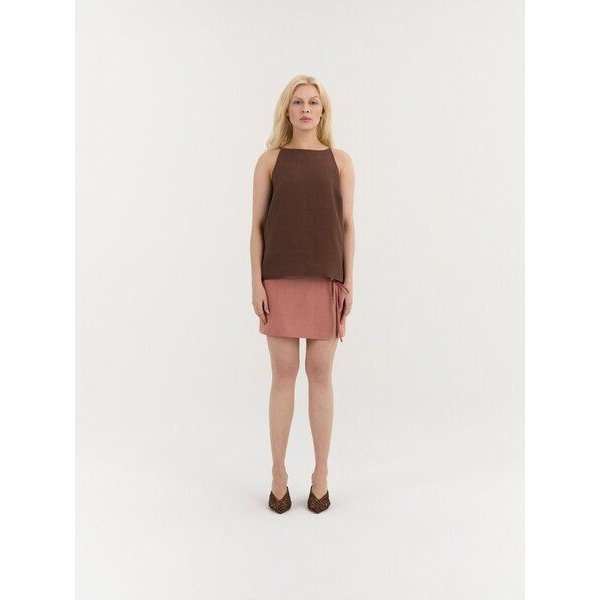 AmourLinen Leinen-Bluse DARIA mit Neckholder
