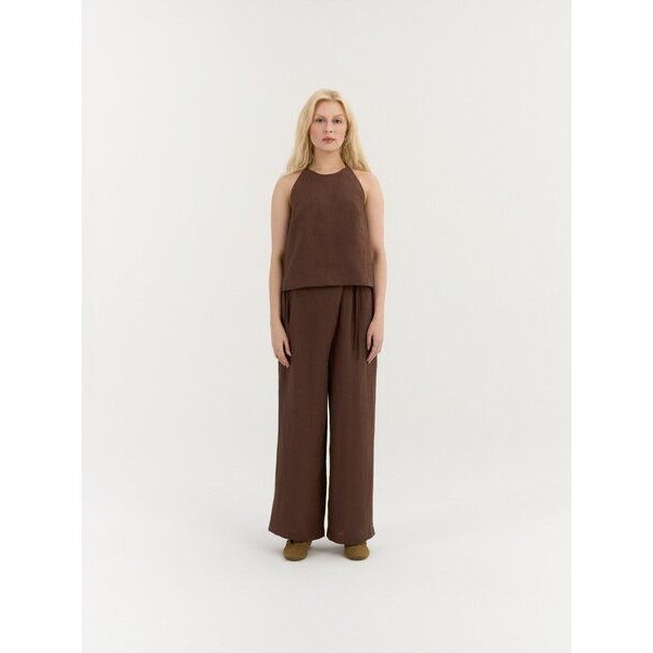 AmourLinen Neckholder-Top aus Leinen CAMILA