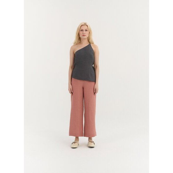 AmourLinen One-Shoulder-Top aus Leinen NINA
