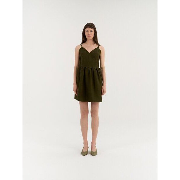 AmourLinen Wickelkleid aus Leinen LUNA