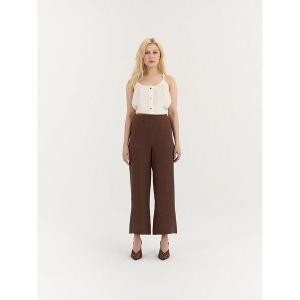 AmourLinen Verkürzte Leinenhose VITTORIA