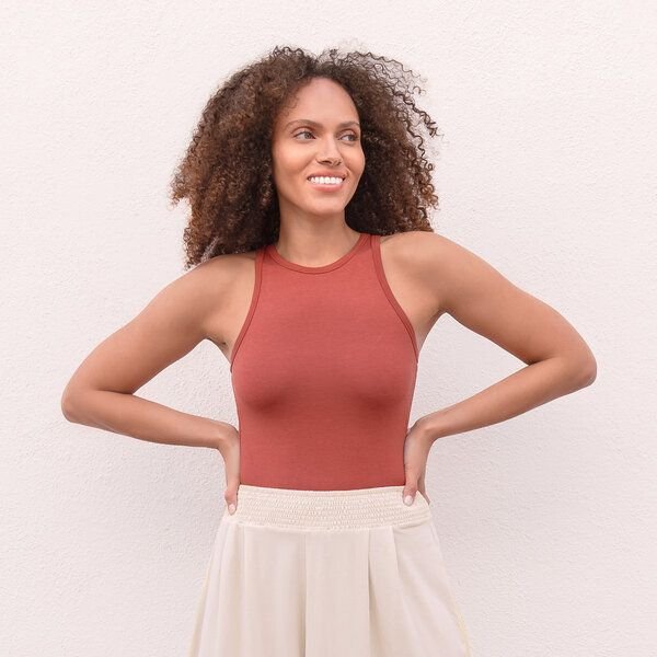 Jaya HAZEL - Damen - Tanktop aus Tencel