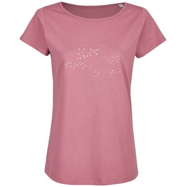Brandless Basic Bio T-Shirt (ladies) Nr.2 Skybirds GOTS XS -XL