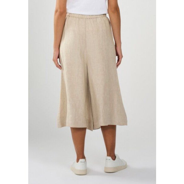 KnowledgeCotton Apparel EVE Culotte hohe Leinen-Shorts - GOTS/Vegan
