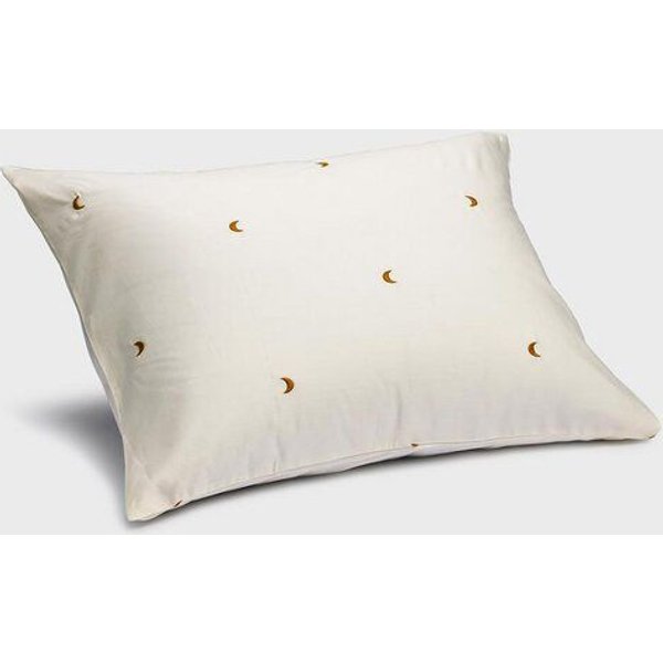 Kissenbezug Warm White/Ochre Moon "Yumeko aus Baumwollsatin