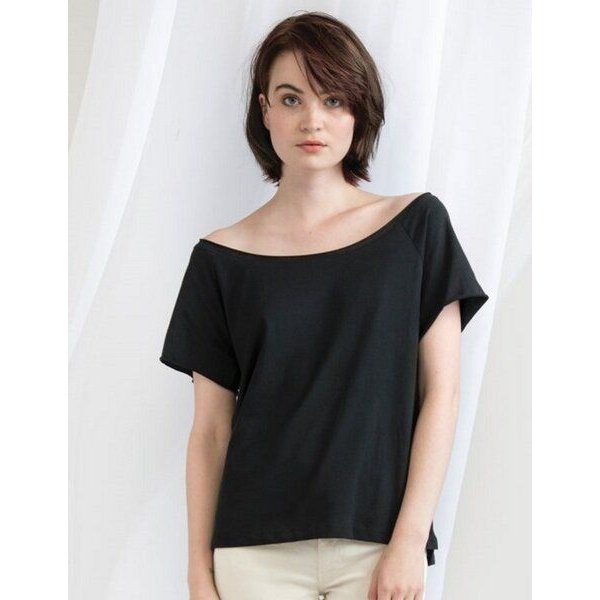 Mantis Damen T-Shirt Flash Dance, weiter Schulterfreier Ausschnitt