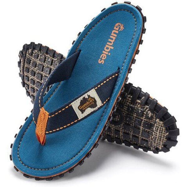 GUMBIES Tricolor Blue – Nachhaltige Zehentrenner