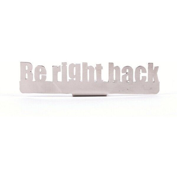 El Puente Lesezeichen "Be right back!"