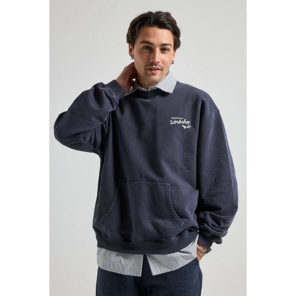 Trendsplant The Garage Sweatshirt Baritone Blue