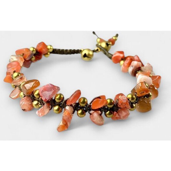 Der Lindwurm Armband mit verschiedenen Edelsteinen