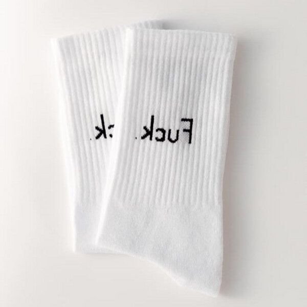 arrel .kcuF | Fuck. Statement Socken