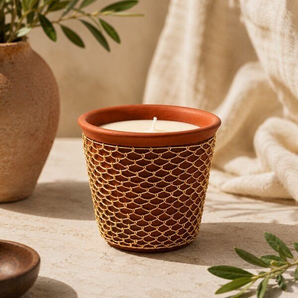 Good To Give Duftkerzen Set Sandelholz – natürliche Palmwachs Duftkerzen – Fair Trade – 100 Stunden Brenndauer