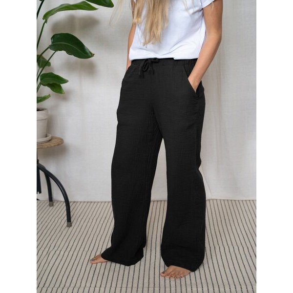 FUXBAU Frauen Musselinhose
