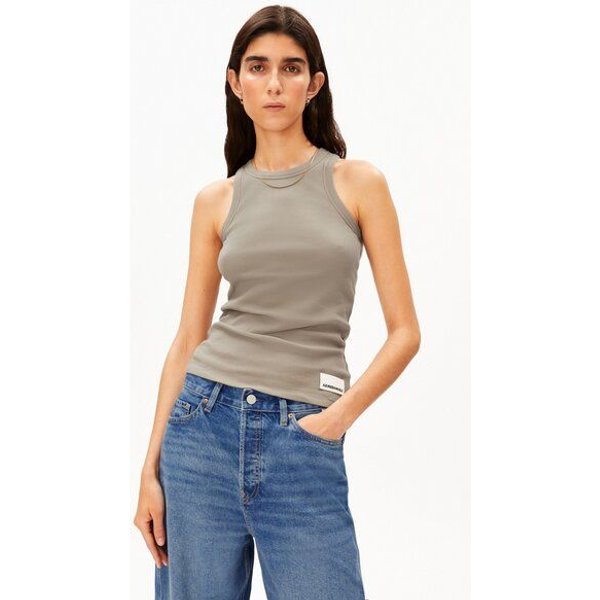 ARMEDANGELS KANITAA Damen Ripp-Top aus Bio-Baumwoll Mix