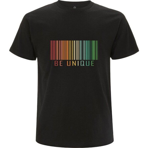 Spreecult Be Unique - Bio und Fair - Männer Unisex T-Shirt - sei einzigartig