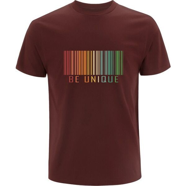 Spreecult Be Unique - Bio und Fair - Männer Unisex T-Shirt - sei einzigartig