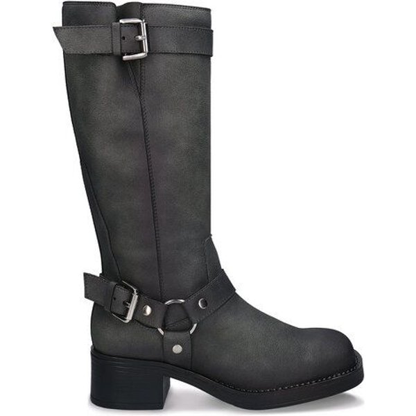 Nae Vegan Shoes NAE | Ruby Veganer kniehoher Harness-Stiefel