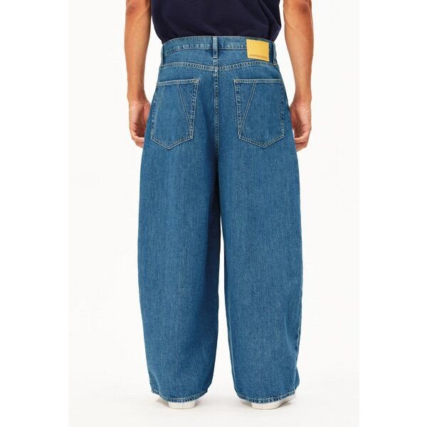 ARMEDANGELS Kaavo Herren Baggy Jeans aus Leinenmix