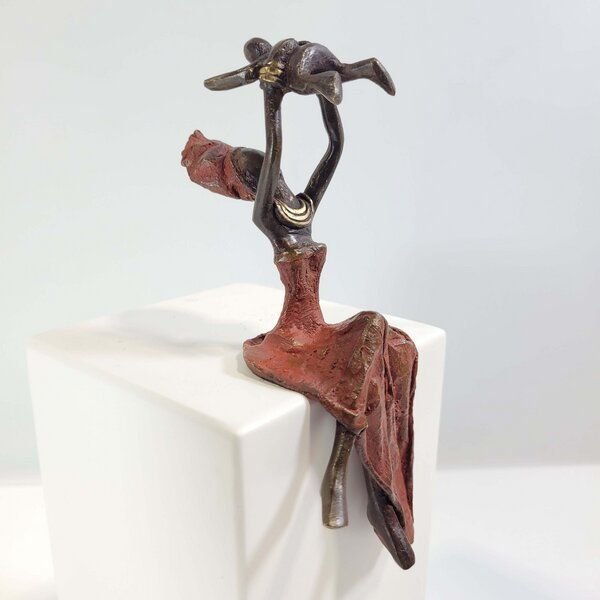 Moogoo Creative Africa Bronze-Skulptur "Baby Party" by Karim Sana | versch. Farben und Größen
