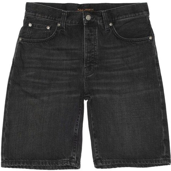 Nudie Jeans Jeans-Shorts Zeb Night Dune Black