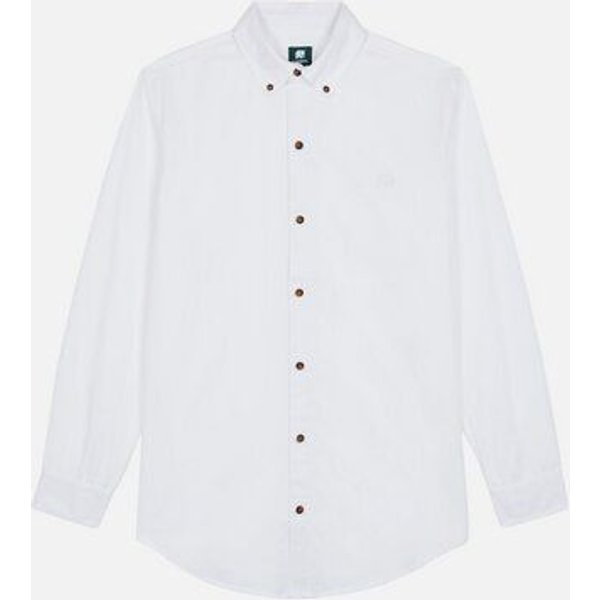 Trendsplant Postiguet Pigment Dyed Twill Shirt Bright White