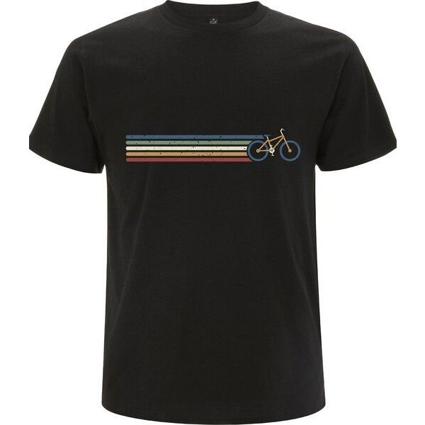 Spreecult Retro Fahrrad - Bio und Fair - Männer Unisex T-Shirt - Bike