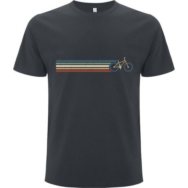Spreecult Retro Fahrrad - Bio und Fair - Männer Unisex T-Shirt - Bike