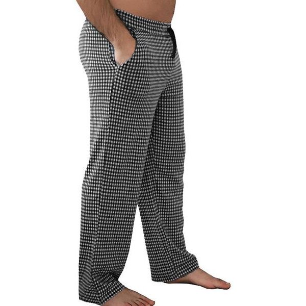 Leela Cotton Herren Homewear Hose Schlafhose 2 Farben Bio-Baumwolle Pyjamahose