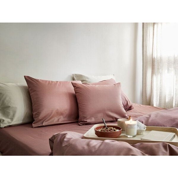 Spannbettlaken "Yumeko" aus Bio-Baumwolle TENCEL