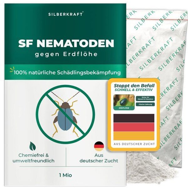 Silberkraft SF Nematoden gegen Erdflöhe