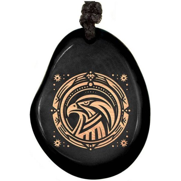 Simaru SCHWARZE Kette aus Taguanuss
