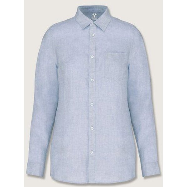 YTWOO Damen Leinenbluse