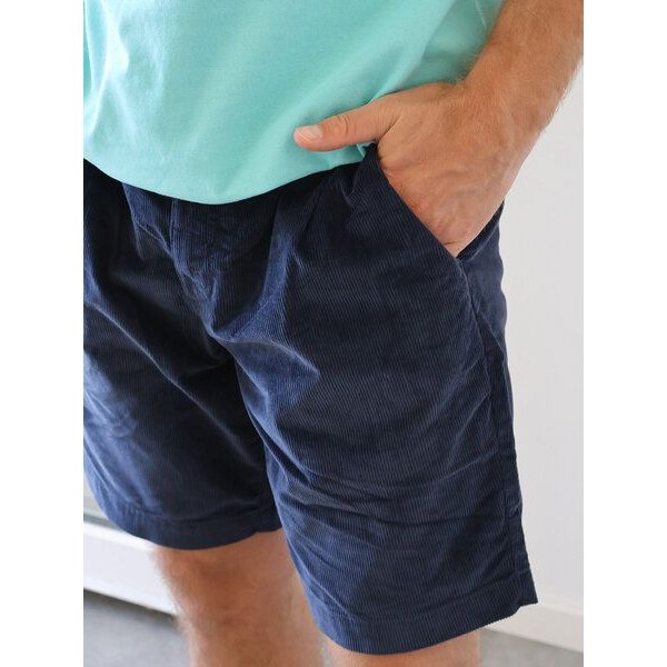 Kultgut Relax Cord Shorts / 100% Biobaumwolle - leicht elastisch