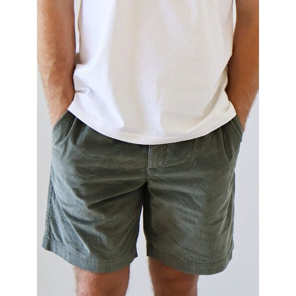 Kultgut Relax Cord Shorts / 100% Biobaumwolle - leicht elastisch