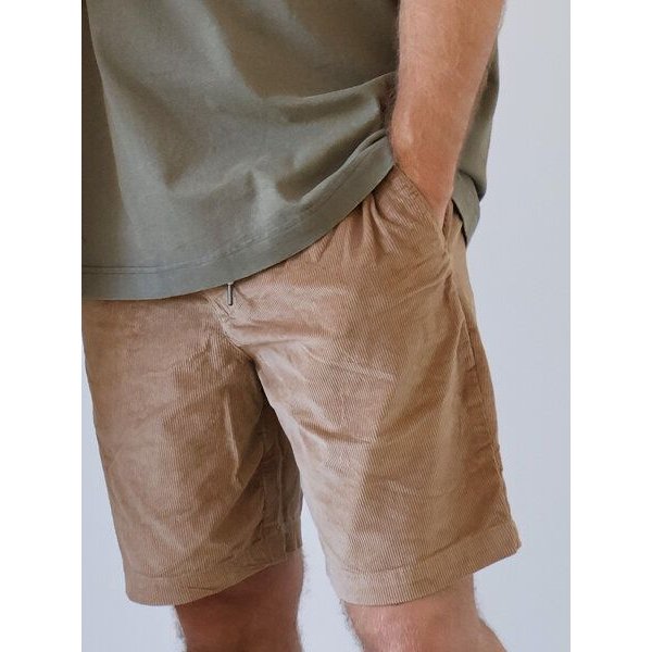 Kultgut Relax Cord Shorts / 100% Biobaumwolle - leicht elastisch