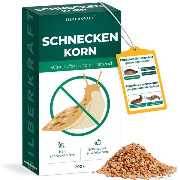 Silberkraft Schneckengranulat - Schneckenkorn gegen Schnecken