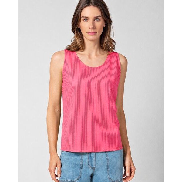 HempAge gestreiftes Tanktop Hanf/Biobaumwolle