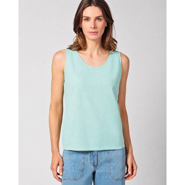 HempAge gestreiftes Tanktop Hanf/Biobaumwolle