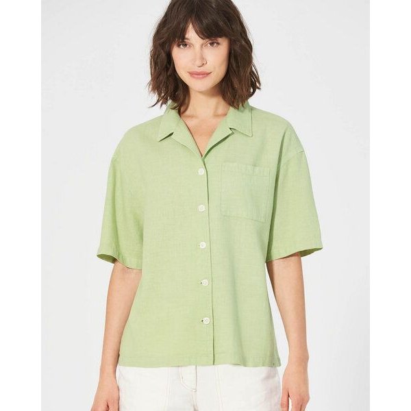 HempAge Urbane Sommerbluse Hanf/Biobaumwolle