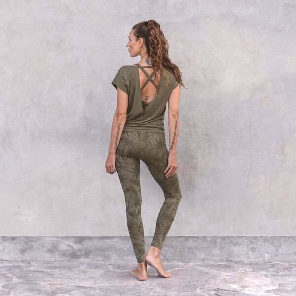 Jaya SMILLA Tencel - Damen - lockeres Shirt für Yoga und Freizeit aus Tencel-Baumwoll-Mix