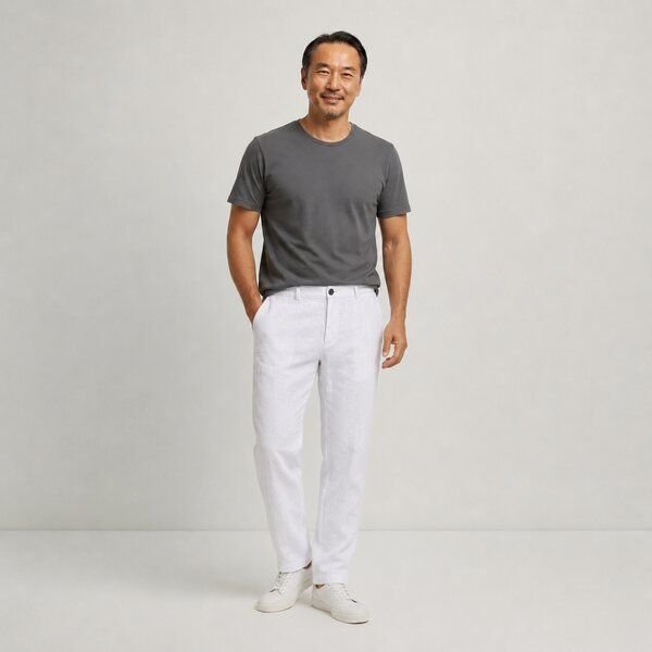 YTWOO Herren Leinenhose