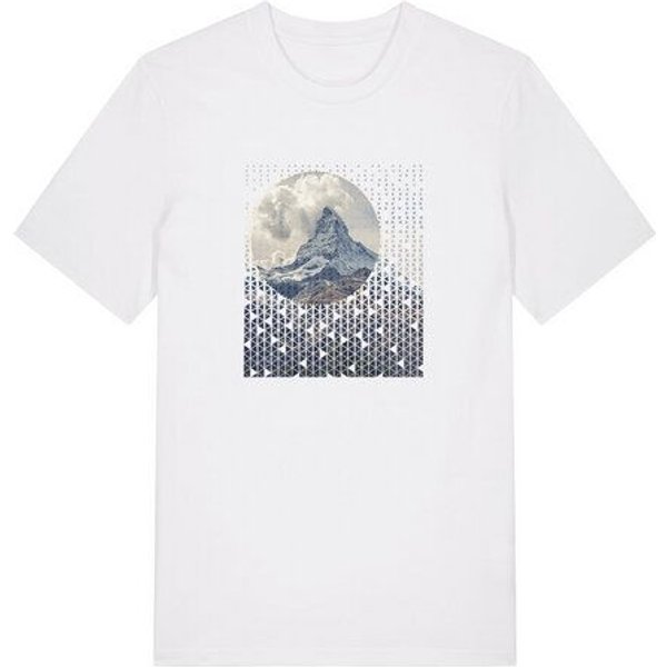 Kultgut Artdesign - Klassik Shirt 100% Biobaumwolle / Abstract Mountain