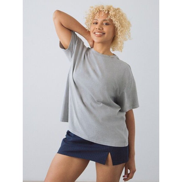 Honest Basics Damen Oversized T-Shirt aus Bio- und recycelter Baumwolle