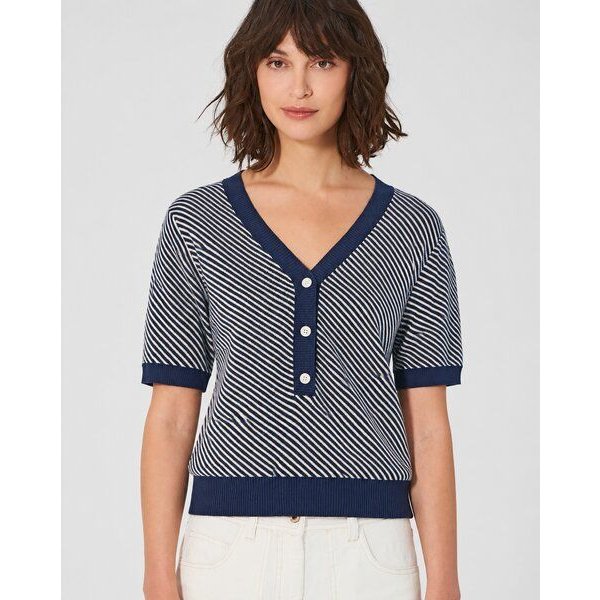 HempAge Damen Halbarmpullover Hanf/Biobaumwolle