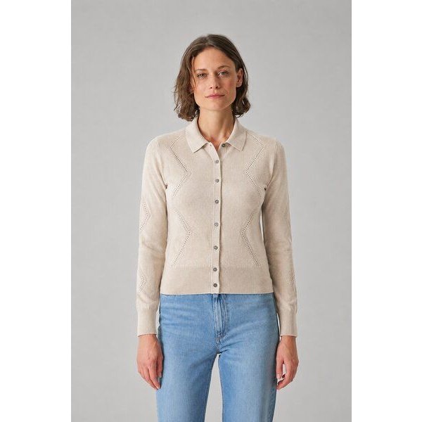 HempAge Melierte 3/4 Arm-Jacke Hanf/Biobaumwolle
