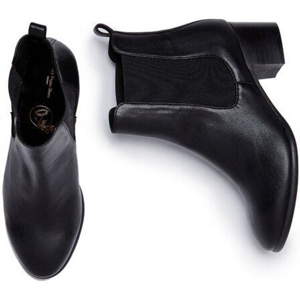 Will's Vegan Shop Almond Toe Chelsea Boots