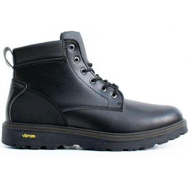 Will's Vegan Shop WVSport Wasserdichte Städtische Stiefel Schwarz Damen