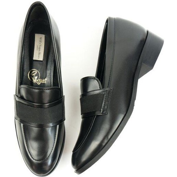 Will's Vegan Shop Band Loafer Schwarz Damen