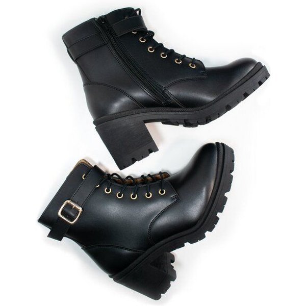 Will's Vegan Shop Schnürstiefel mit Gleissohle Damen