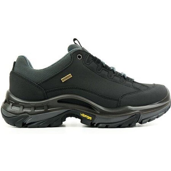 Will's Vegan Shop Wasserdichte Wanderstiefel Schwarz Herren 14-03-01-01